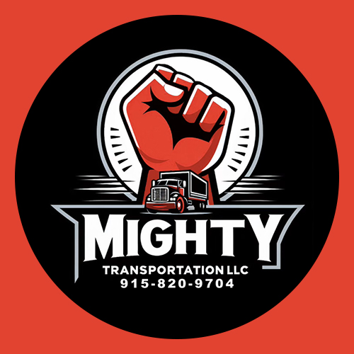 Mighty Transportation Moving Company Logo - El Paso & Fort Bliss